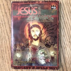 Jesus hates zombies signed by author 2011 comic con